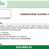 Zaświadczenie Z-3 ZUS, przykładowo wypełnione, zawiera instrukcje dotyczące ustalania prawa do zasiłków.