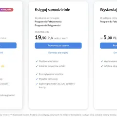 Oferty b2b podatki: Zleć księgowość od 149 zł, księguj samodzielnie od 19,50 zł, wystawiaj faktury od 5 zł.