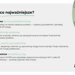 Optymalna forma opodatkowania, koszty obniżające podatek, ulgi i OSS upraszczają rozliczenia. Spółka zoo i podatek to temat, który warto zgłębić.