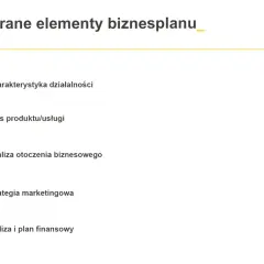 Kluczowe elementy biznesplanu: charakterystyka, opis produktu, analiza otoczenia, strategia marketingowa i plan finansowy. Dowiedz się, jak napisać biznesplan.