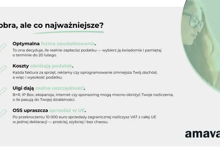Optymalna forma opodatkowania, koszty obniżające podatek, ulgi i OSS upraszczają rozliczenia. Spółka zoo i podatek to temat, który warto zgłębić.