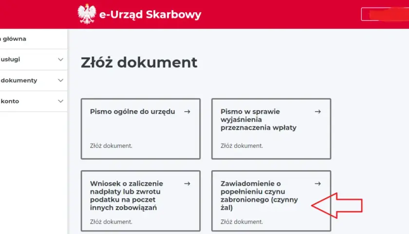 Zawiadomienie o popełnieniu czynu zabronionego (czynny żal) - tu dowiesz się, jak napisać czynny żal do us.