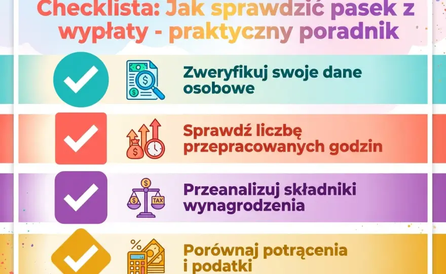 Pasek płacowy - jak czytać i dlaczego kwota się nie zgadza?