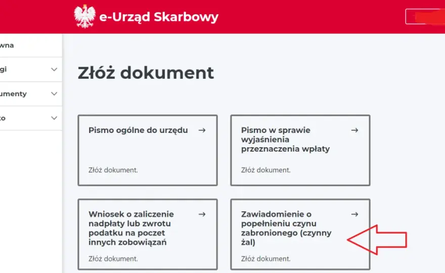Czynny żal do US - Jak napisać i złożyć skutecznie?